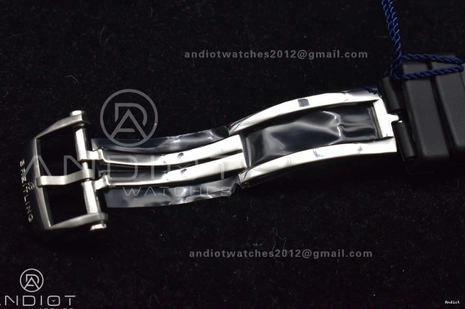 L-Silver 1:1 Navitimer BLS Version 43mm Best LE A7750 SS Chrono B01 Blk 0801